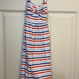 Tommy Bahama Kids Dress with Blue and Orange Stripes